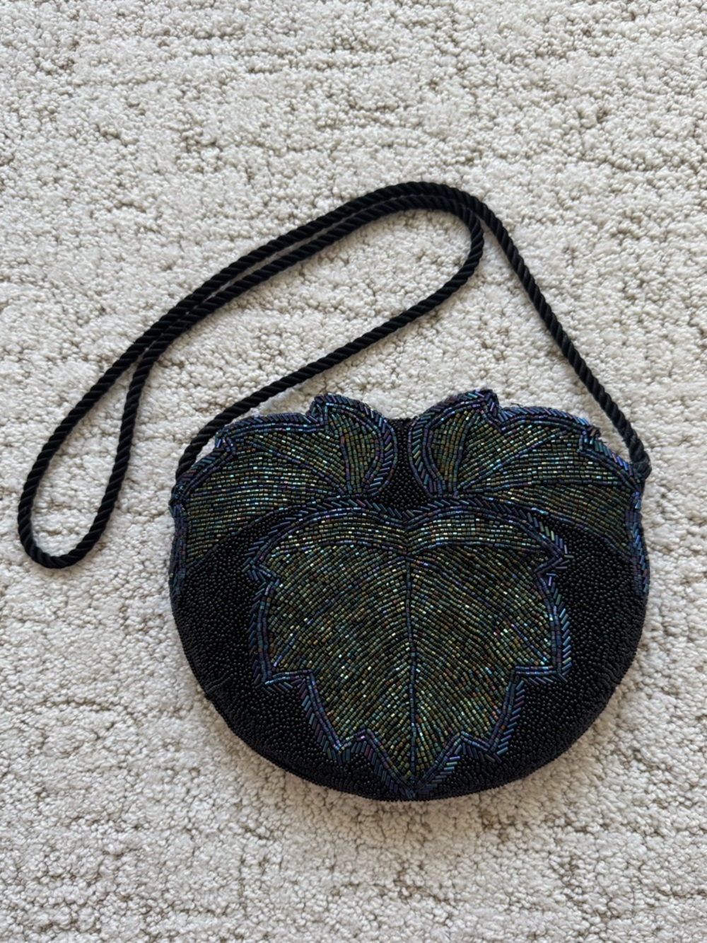 Vintage Beaded Evening Shoulder Bag